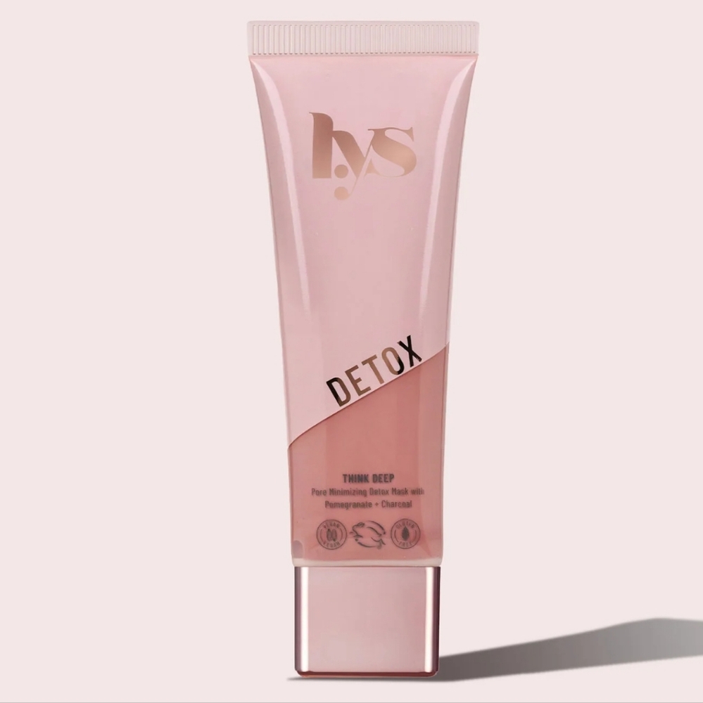 Think Deep Pore Minimizing Detox Mask with Pomegranate + CharcoalA gentle detoxi
